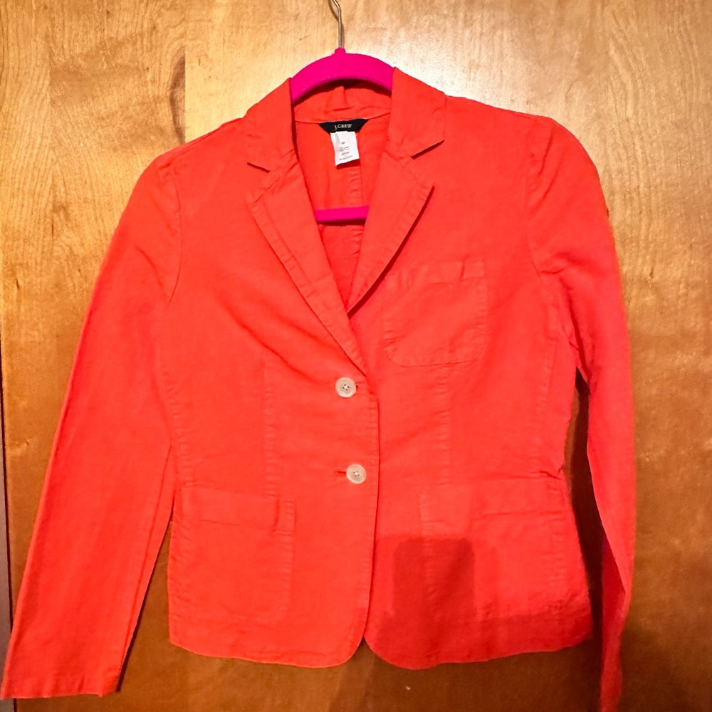 Jcrew linen, cotton 2 buttons blazer.